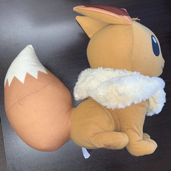 Pokemon Eevee 14" Plush Toy Factory USA Stuffed Animal - Picture 2 of 9